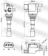 ������� ��������� Hyundai Terracan 2001- [GEN] Febest 12640010 12640010 ����