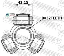 ������� 32X42.15 Febest 0116ASV50 0116ASV50 ����