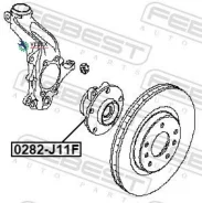 ������� �������� Nissan Qashqai UK MAKE J11E 2013.12- [EL] Febest 0282J11F 0282J11F ����