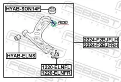 ����� ������� �������� ������ ����� Febest 1220Elnfl 1220ELNFL ����