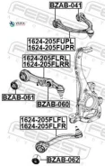 ����� �������� ������ ����� Febest 1624205FLFL 1624205FLFL ����