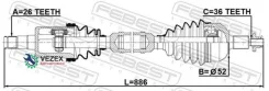 ������ � ����� ������ 26X870X36 Febest 2314PVRH 2314PVRH ����