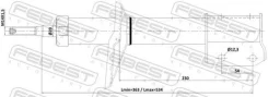 ����������� Renault Logan Sandero I 2005.03-2018.07 �����. ���. Febest 24110002F 24110002F ����