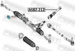 ��� ��������� ������� ������ Mercedes BENZ E 63 AMG 212. # Febest ASBZ212 ASBZ212 ����