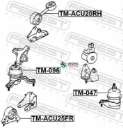������� ��������� ������ Toyota Kluger L/V ACU2#, MCU2# 2000.11-2007.05 [JP] Febest Tmacu20RH TMACU20RH ����