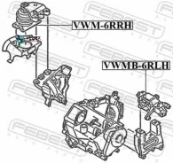 ����������� ����� ������� ��������� Febest VWMB6RLH VWMB6RLH ����
