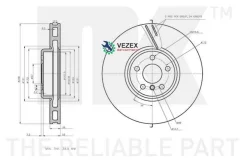 ���� ��������� �������� ������, ������������������ (348x36mm) / BMW 3,4,5,6,7,8, X3, X4, X5, X6, X7, Z4 (G20, �21, �30, �31, �32, �11, �12, �14, �15...