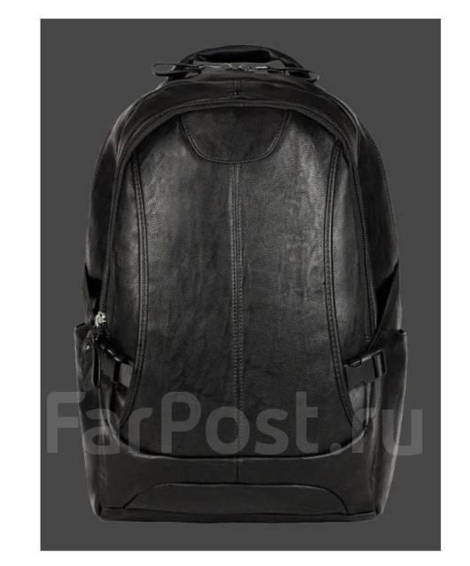 Стильный мужской кожаный городской рюкзак большой вместимости, для ...