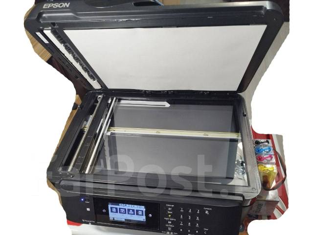 Офисный МФУ А3 Epson WF-7710 DWF, дуплекс А3А4, автоподатчик, СНПЧ, б/у ...