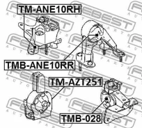 ����������� ������ ������� ��������� ��� ����, ��� Febest [Tmbane10RR] TMBANE10RR ����