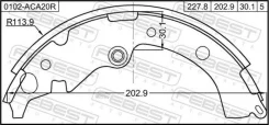 ������� ��������� ������ (����������) Febest 0102ACA20R 0102ACA20R ����
