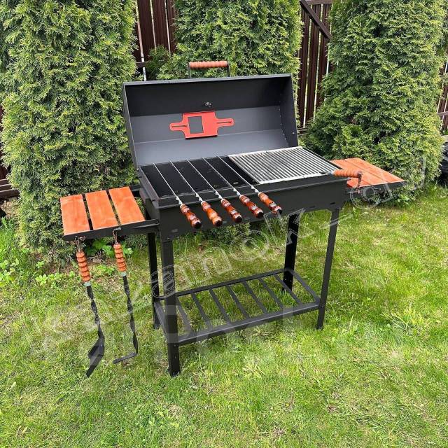 Мангал трансформер с крышкой BBQ, новый, в наличии. Цена: 19 900₽ во ...