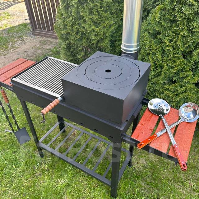Мангал трансформер с печью для казана, новый, в наличии. Цена: 24 000 ...