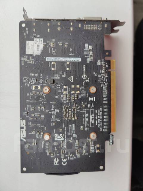 Asus GTX 1050ti, б/у, в наличии. Цена: 6 000₽ во Владивостоке