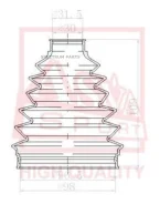 ������� ���� (�������� ��� ������) 30x100x109 ASVA Asbtlc200 ASBTLC200 ����