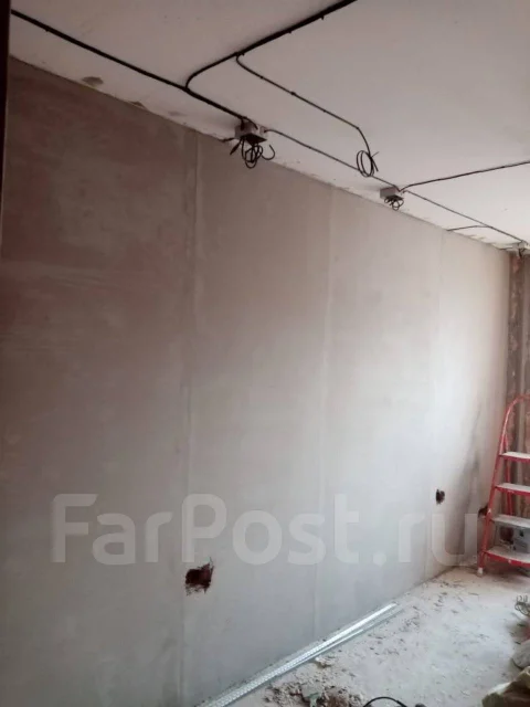 Кладка стен из газоблока, пено блока. Монтаж перегородок из ГКЛ/ГВЛ во ...