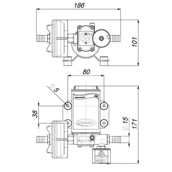 �������� �������������� ��������������� Marco UP3/E 16460215 12/24� 15�/��� 2,5��� ����