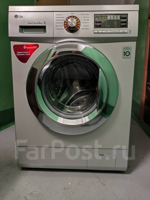 Стиральная машина LG Direct Drive 8kg. 2019г. Отл. состояние, б/у, в ...
