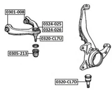 ����� ������� �������� ������ | ����� ����/��� | Honda/ Accord VII 2003-2008 0320CL7U ����
