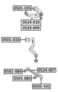 ����������� ������� ������ ���������� | ����� ����/��� | Mazda/ 6 GG 2002-2008Mazda/ 6 GY 2002-2008Mazda/ Atenza GG 2002-2 0501084 ����