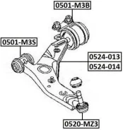 ����������� ������ �������� �������� | ����� ����/��� | Mazda/ 3 BK 2003-5 CR 2005- 0501M3S ����