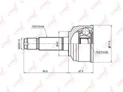 ���� �������� | ����� ����/��� | Toyota Passo KGC 1.0 04- / Daihatsu BOON M300/310S 1.0 04- CO3681 ����