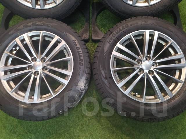 Диски Subaru R17/5-100 КК207, 17", 1 шт, 5x100, 56,1 мм. 4 шт, б/у, в ...