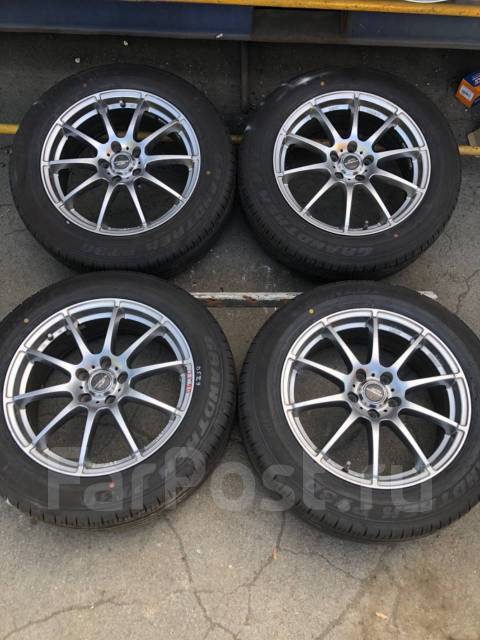 Литые диски R18 A-Tech 5*114.3, 18", 1 шт, 5x114.3, 72,6 мм. 4 шт, б/у ...