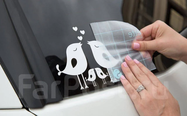 Наклейки на авто, витрины во Владивостоке