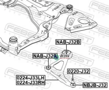 ����� �������� ����� Febest 0224J33LH 0224J33LH ����