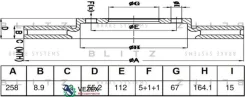 ���� ��������� Mercedes/Lifan 190(W201)/E(W124. �C124)/C(W202)/Smily 06 06- Blitz BS0644 BS0644 ����