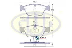 ������� ��������� MB W210 95- �����. GUD GBP058600 GBP058600 ����