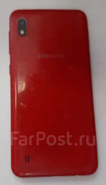 Смартфон Samsung Galaxy A10 2/32, 32 гб, 6.20", моноблок, красный, 3G ...