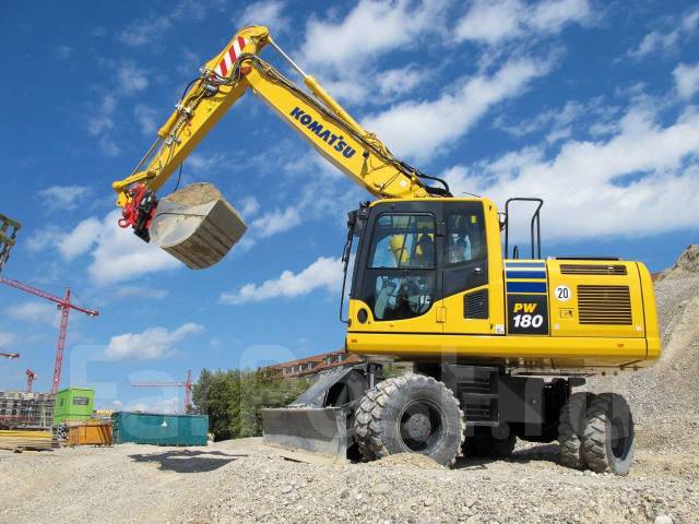 Аренда, услуги колесного экскаватора + гидромолот любые формы расчета ...