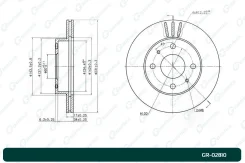 ���� ��������� ������������� G-Brake GR02810 GR02810 ����