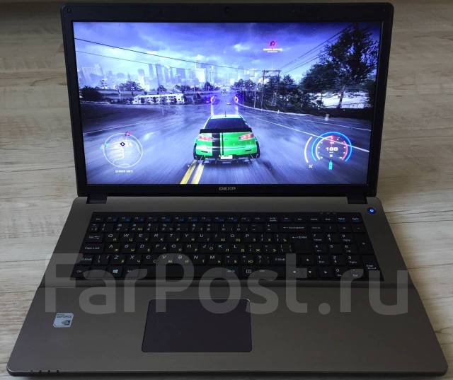 17.3" Огромный! Игровой DEXP i5 4x3100MHz + Рюкзак и Игровая мышка ...