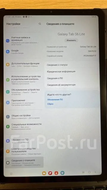 Samsung Galaxy Tab S6 Lite. ������ 64 �� ����