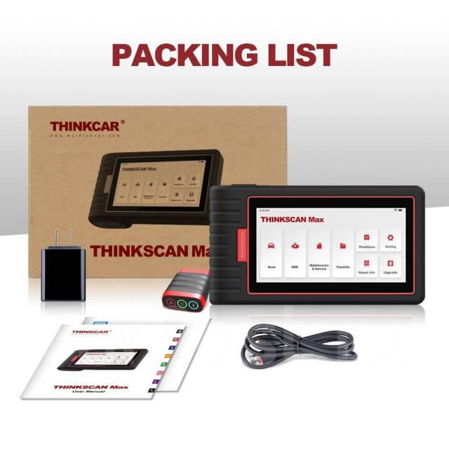 Автосканер, диагностический сканер мультимарочный Лаунч Thinkscan MAX ...