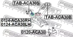 ����� �������� ����� Febest 0124ACA30LH 0124ACA30LH ����