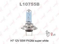  H7 12V 55W PX26D Super White HCV LYNXauto L10755B L10755B 