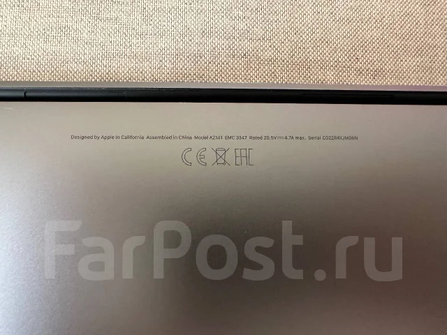 Apple MacBook Pro 16. 16", 2,3����, ��� 16 ��, ���� 1 000���, WiFi: 1, Bluetooth: 1, ����������� �� 10��. ����