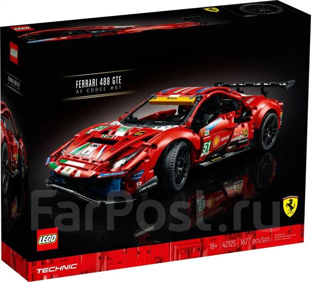 LEGO Techniс Ferrari 488 GTE / ЛЕГО Техник Оригинал, новый, под заказ ...