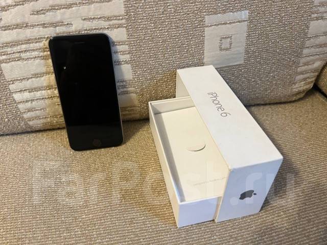 Айфон 6, Apple iPhone 6, 32 гб, 4.70", черный, б/у, в наличии. Цена: 4 ...