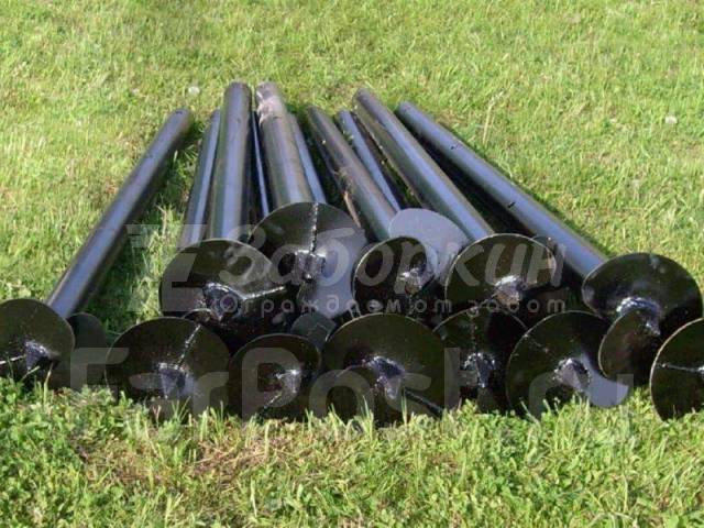 Винтовые сваи Установка откатных ворот, забора в Хабаровске