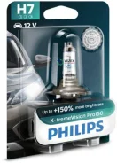����� ����������� ��������� ����� H7 PX26d 3400K X-treme Vision Pro150 12V 55W ������� 1 �� Philips 12972XVPB1 12972XVPB1 ����