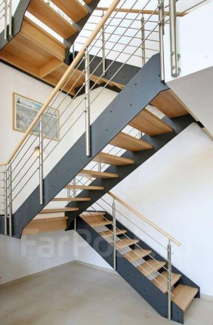 Проектирование, изготовление и монтаж металлических и бетонных лестниц ...