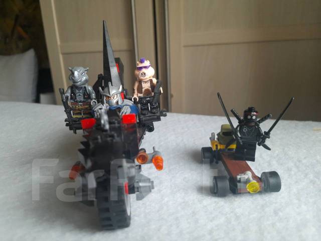 Лего Lego Черепашки-ниндзя 79101 Мотоцикл Шредера Оригинал, б/у, в ...