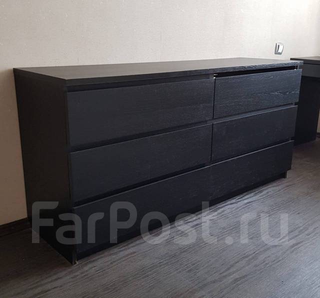 Комод Мальм, б/у, в наличии. Цена: 5 000₽ во Владивостоке