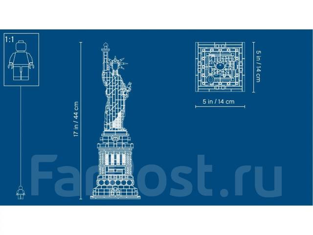 LEGO Architecture Statue of Liberty / ЛЕГО Статуя Свободы Оригинал ...