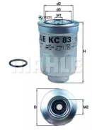 ������ ����. Toyota 4 Runner, LAND Cruiser, Carina, Corolla 1.8D-4.2TD Mahle/Knecht^KC83D Mahle KC83D KC83D ����